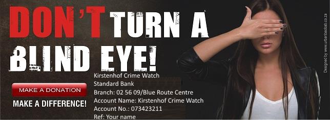 Kirstenhof Crime Watch advert