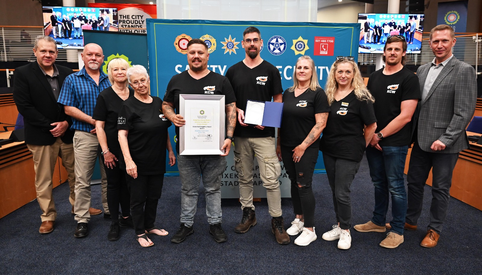 KCW receives thier award - Best NHW 2025